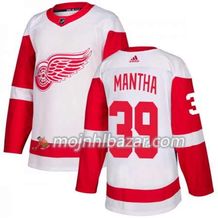 Dresovi Detroit Red Wings Anthony Mantha 39 Adidas 2017-2018 Bijela Authentic - Muške